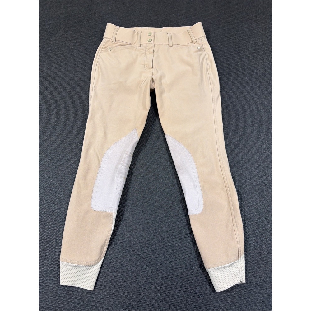 Ariat Heritage Elite Knee Patch Women's‎ Riding Breeches in Tan Size 24R